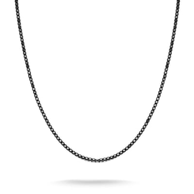 Thomas Sabo - KE2303-643-11-l55v - Ketting - Dames - 925 Zilver - 47-55cm - Sparkling Black