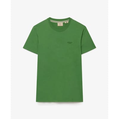 Superdry - Essential Gestapeld Logo Geborduurde T-shirt - Heren - T-shirts