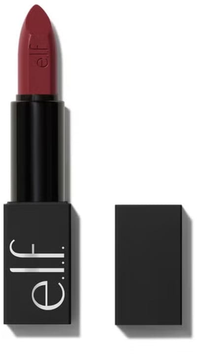e.l.f. O Face Satin Lipstick - Shameless (Pink Plum) - Hoge Pigmentatie - 3,8 g