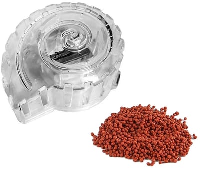 Dailygoods- Slakkenval Met Metalen Blok - Slakkenvallen - Aquariumslakkenval - Aasvoer - Transparant - Eenvoudig te Gebruiken - Slakkenvanger