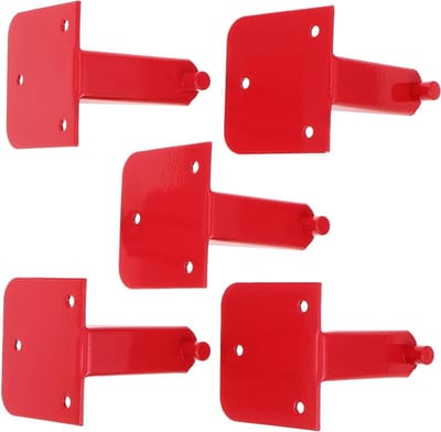 Blusapparaathouders - Muurbeugels - Veiligheid Organiseren - Ruimtebesparend Ontwerp - 5 Stuks - Rood