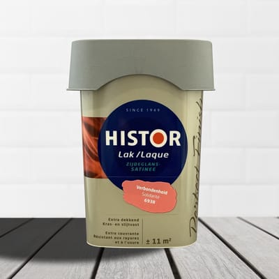 Histor Perfect Finish Lak Zijdeglans 0,75 liter - Verbondenheid