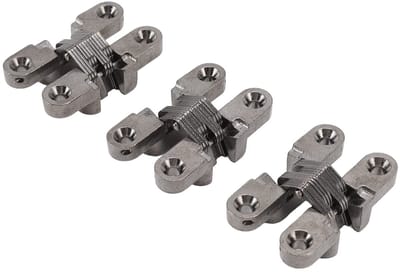 Dailygoods- Deurslot Scharnier 43mm - Zinklegering - Onzichtbare Scharnier - Voor Kast/Jewel Box - Lange Levensduur - 180 Graden Beweging