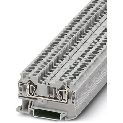 Phoenix Contact 3037180 Doorgangsserieklem 6.2 mm Spanveer Zwart 50 stuk(s)