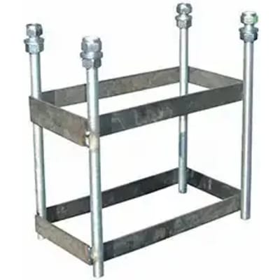 Set van 2 single-pipe basketbal hoepels zonder borden, hoepel met ankerbasis Softee Equipment