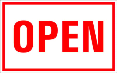 Open bord - kunststof 400 x 250 mm