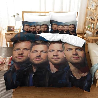 Ensemble Housse de Couette Westlife, Ensembles de Literie, Linge de Lit pour Enfants, Fermeture Éclair avec Taie d'Oreiller, Ensemble de Lit pour Garçons et Filles, Enfant Simple 90x200cm
