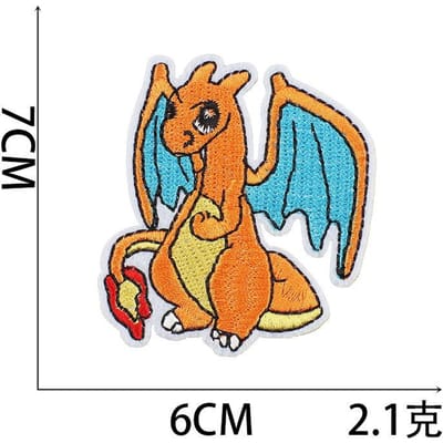 Pokémon Cartoon Borduurstof Sticker Pokemon Patch Sticker Computer Borduur Chapter Jongen Marvel Borduurstickers no. 15~_3 pieces