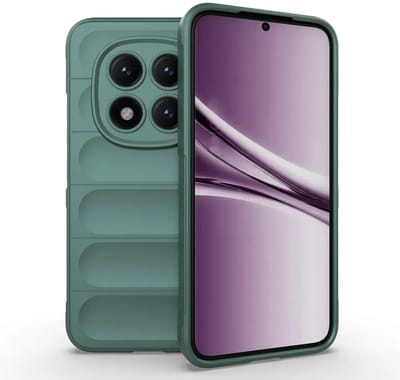 MobyDefend Hoesje - Geschikt voor Xiaomi Redmi Note 15 Pro Plus 5G - TPU Gripcase - Groen