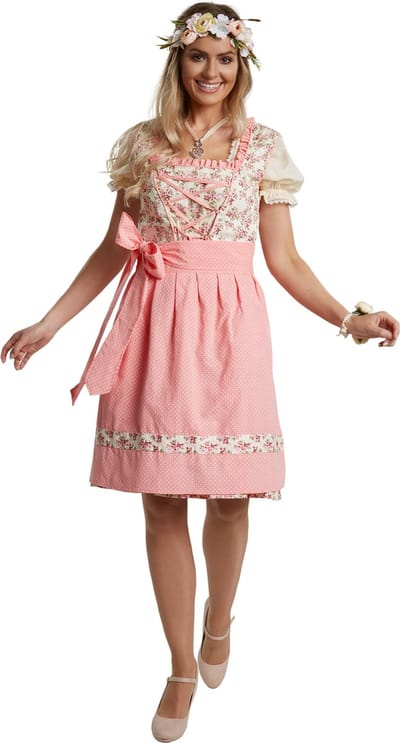 dressforfun - Mini-Dirndl Herrenchiemsee model 2 S - verkleedkleding kostuum halloween verkleden feestkleding carnavalskleding carnaval feestkledij partykleding - 304670