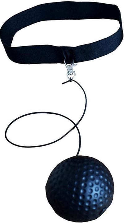 Finnacle - "Train je reflexen met de BoxingReflexBall | Boksbal | 1 stuk | Zwart"