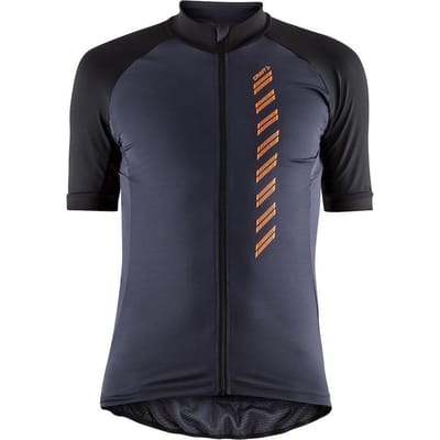CRAFT Fietsshirt Velo Jersey 2.0 - Maat M - Fietsshirt - Heren - Gravel/Black