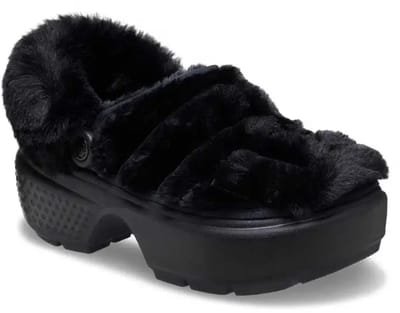 Crocs Stomp Lined Quilted Clog Black Maat 38/39 M6/W8
