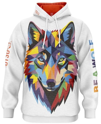 Otso Be A Wolf Hoodie Wit XS