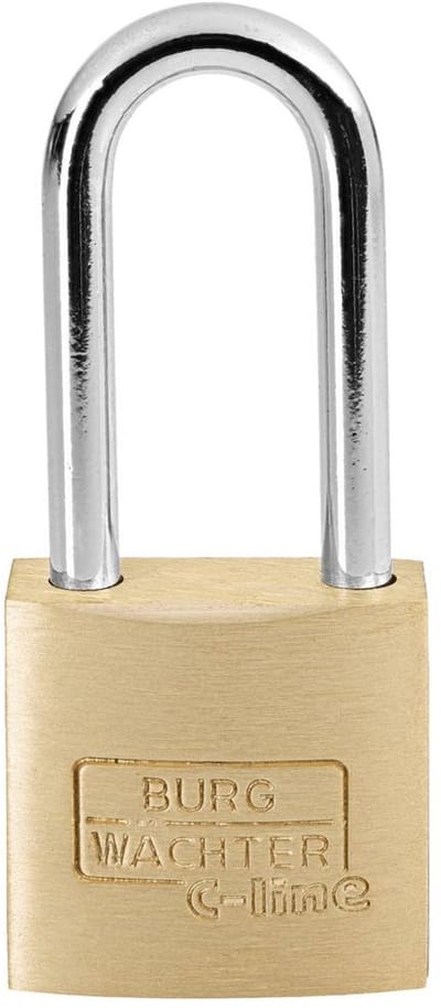 Burg Wächter 33591 Hangslot 20.00 mm Verschillend sluitend Messing Sleutelslot