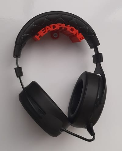 Hoofdtelefoon houder - muurbevestiging - wandbevestiging - Rood