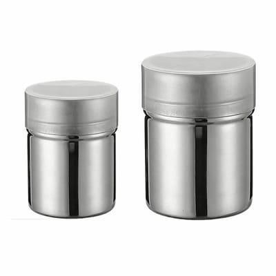 Allecto - Poedersuiker Strooier - Roestvrijstalen Shaker - 2 Stuks