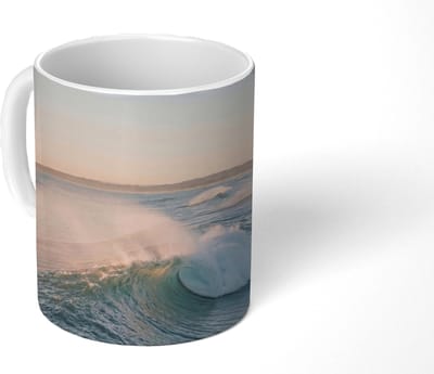 Mok - Koffiemok - Golf - Zee - Water - Mokken - 350 ML - Beker - Koffiemokken - Theemok