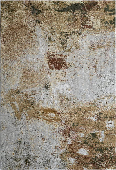 Acsento JuraMulti14 Vloerkleed - 160 x 230 cm - Oranje,Grijs - Rechthoekig - Polyester - Woonkamer, Slaapkamer, Eetkamer - Abstract - Modern, Design