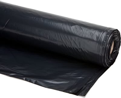 Afdekfolie - Bouwfolie - Sterk | 6 mtr. x 50 mtr. | T100 | Zwart
