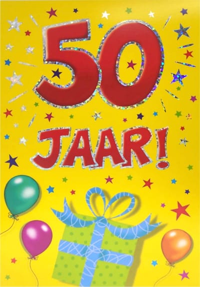 Verjaardagskaart - That Funny Age - 50 jaar - Met Envelop - Per stuk