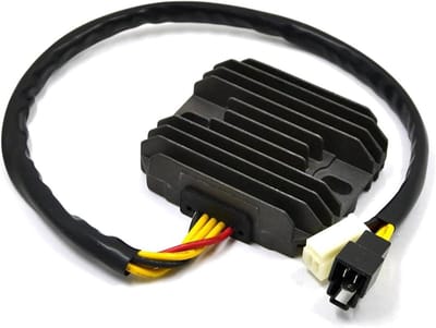 Motorfiets Spanningsregelaar - Gelijkrichter - Motor Onderhoud - Metaal Robuust - DC 12V - Zwart