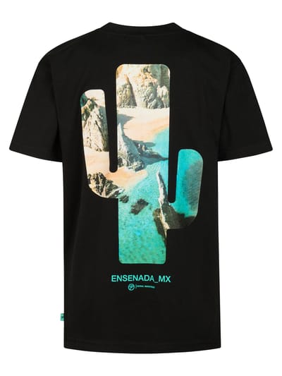 Petrol Industries - Jongens T-shirt met rugprint Sol - Zwart - Maat 104