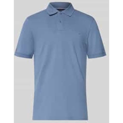 regular fit poloshirt met stitching