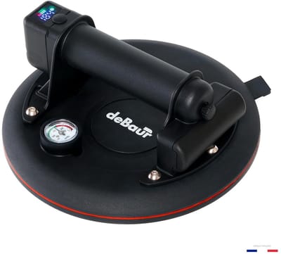 Professional electric tile suction cup DB-900 - Load capacity 160 kg - Window suction cup for transport and relocation of glass, pottery, marble, bay window & floors
