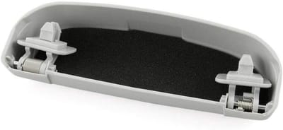 Brilhouder - Opbergkit - Auto Interieur - Met Binnenvoering - 19 cm - Grijs