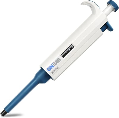 Instelbare Micropipet voor Laboratoria - 20-200 µl Eenkanaalpipetten