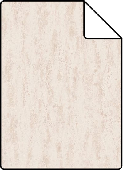 Proefstaal Origin Wallcoverings behang travertin natuursteen licht perzikroze - 26,5 x 21 cm - 347586-S