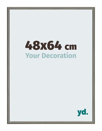 Your Decoration - Fotolijst 48x64 cm - Aluminium - Mercury Structuur - New York