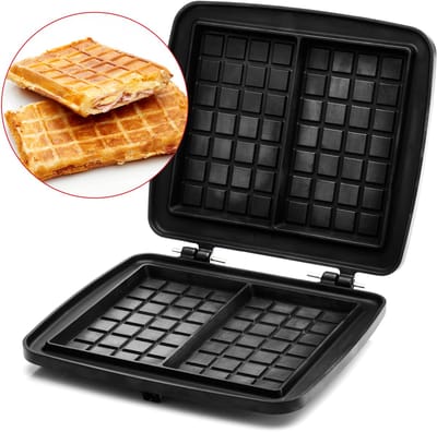 Frifri FM0028 Vervangplaat Wafelijzer | Gevulde wafels | Gegoten Aluminium | Vaatwasmachinebestendig | BPA vrij | 2 Jaar Garantie