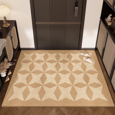 Modern Eenvoudig Huis Deur Tapijt Veranda Slijtvast Stofmat Huisdeur Deur Antislip Mat 50*80cm white