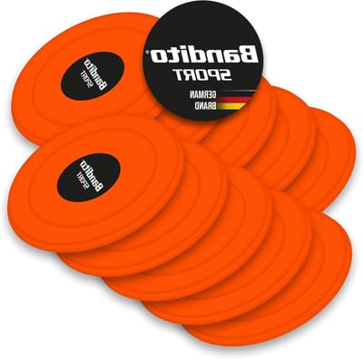 Airhockey Pucks - Speelschijven - Toernooi Spelen - Slagvast ABS Materiaal - Ø 70 mm - Lichtrood