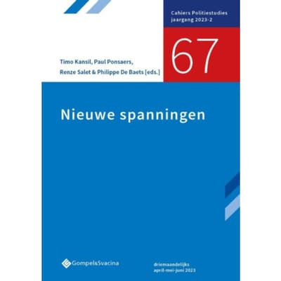 67-Nieuwe Spanningen - Cahiers Politiestudies
