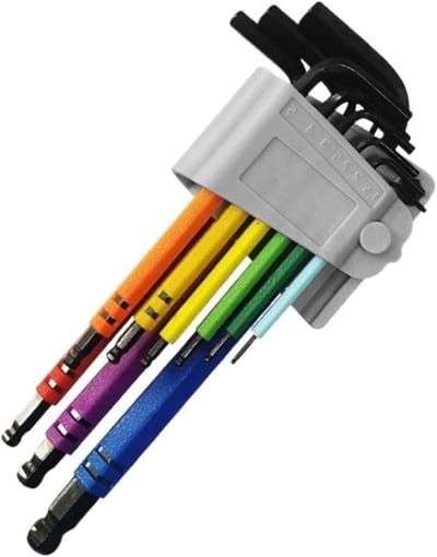 Inbussleutel set - L-sleutel kit - Meubels monteren - Stalen constructie - 1.5-10 mm - Metaal
