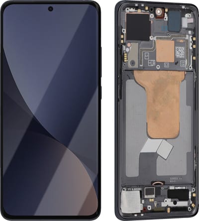 Xiaomi, Scherm + Kader voor Xiaomi 12X Origineel Service Pack, Zwart