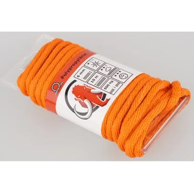 Mamutec Multifunctioneel Touw Paraloc - Gedraaid Polypropyleen - Uv-bestendig - 6mm X 10m - Oranje