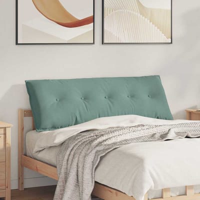 vidaXL Rugkussen Zeegroen 140 x 50 cm Katoen Stof