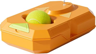 Tennistrainer Bal - Solo Tennis Oefenbal - Tennisvaardigheden Verbeteren - Met Stabiele Basis - 1 Set - Oranje