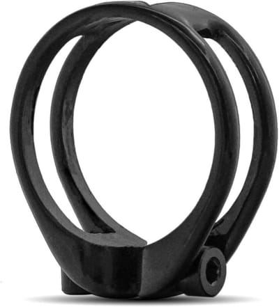 Zadelpenklem - Fietsonderdeel - Fietsen Onderhouden - Ultralicht Koolstofvezel - 318/349 mm - Zwart