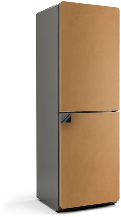 Wallfluent Magnetische Koelkastmat - Oranje Koelkast Magneet Sticker - 60 cm x 180 cm - Oranje Magnetische Koelkastmat - Koelkast Cover Magneet - Decoratieve Magneetmat Voor Koelkast - Keuken Decoratie Magneet