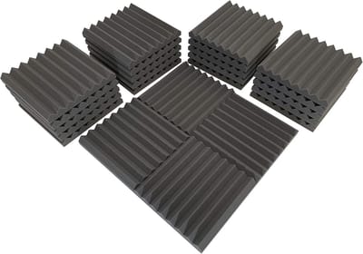 Akoestische Isolatieplaten Wandpanelen Geluidsdemping Schuim 24 Stuks 2,23m²