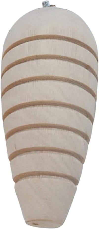 Knaagdier Speeltje Wortel - Tandverzorging - Tanden slijpen - Kooi Ophangbaar - 12 cm - Beige