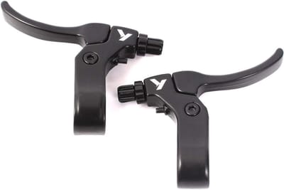 Fiets Remhendels - Aluminium Hendels - Fietsen Onderhoud - Koud Gesmeed Aluminium - 2 Vinger Ontwerp - Zwart