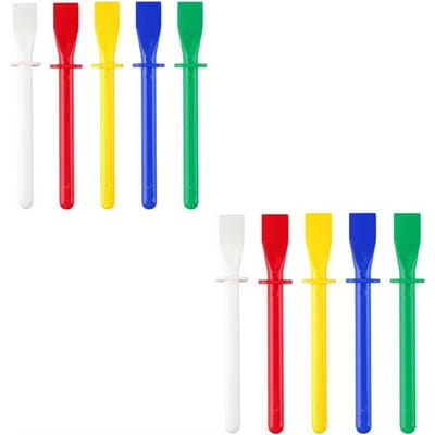 10 stuks Leerlijm Verspreider PP Lijmkwast Handheld Draagbare Reiniger voor Portemonnee Leren Portemonnee Handwerk Ambachten Maken Benodigdheden blue