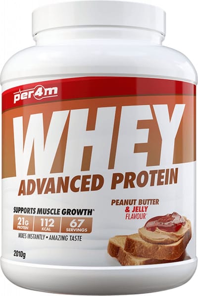 Per4m Whey Advanced Protein (2010g) Peanut Butter & Jelly - Eiwitten - Wei-eiwit Mix