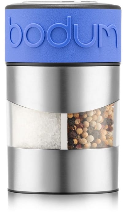 Bodum | Twin compacte Peper- en zoutmolen | RVS / Blauw